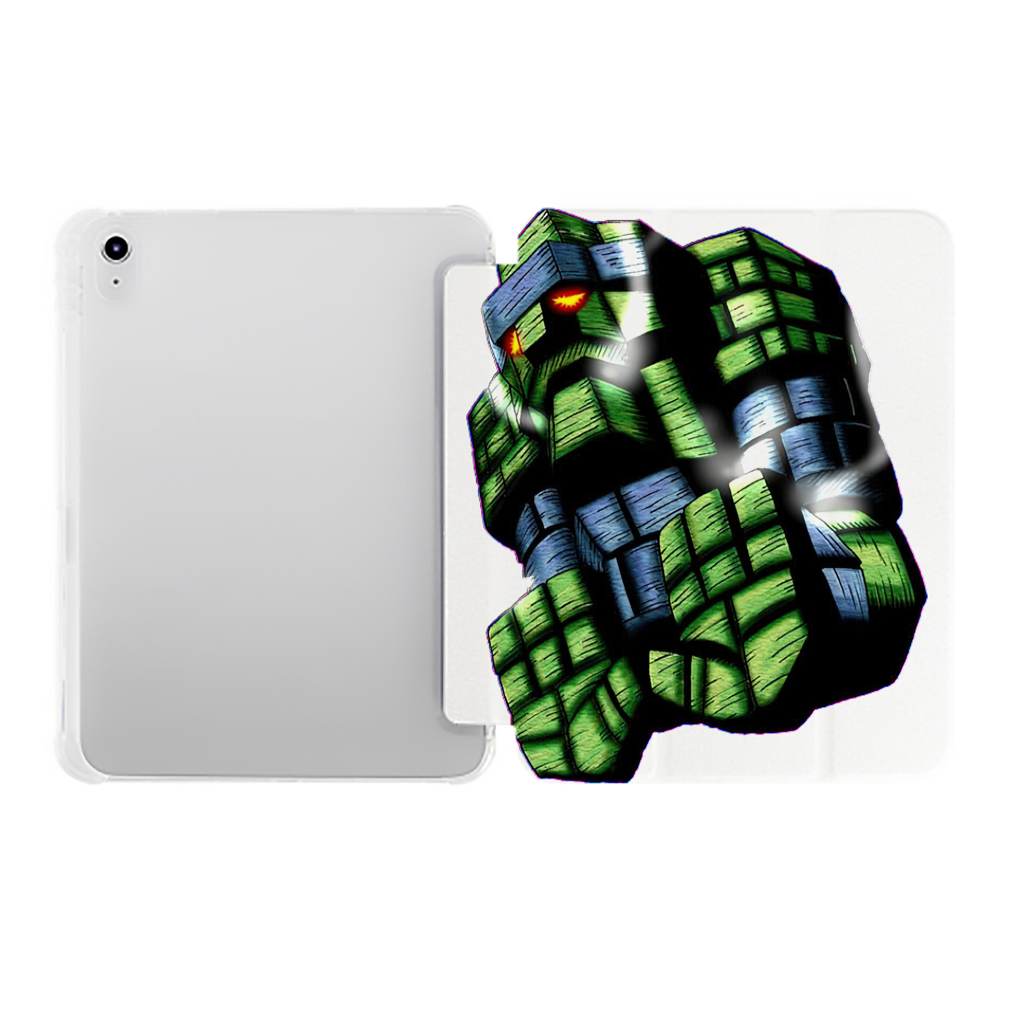 （画像用） 遊☆戯☆王 Yu-Gi-Oh! IPad ケース ペン収納付き 三つ折りスタンド PUレザー×シリコン 対応機種9.5/10.5/10.9インチ